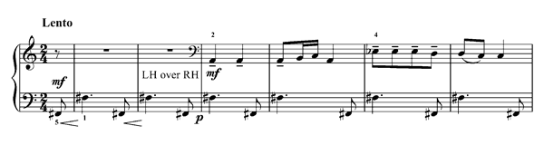 The Lame Witch Lurking in the Forest Op. 31 No. 9  
by Rebikov piano sheet music