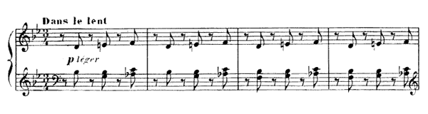 Repetition   
by Satie piano sheet music