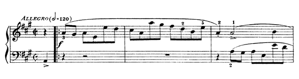 Sonata K. 428  in A Major 
by Scarlatti piano sheet music