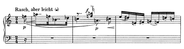 Rasch, aber leicht Op. 19 No. 4  
by Schoenberg piano sheet music