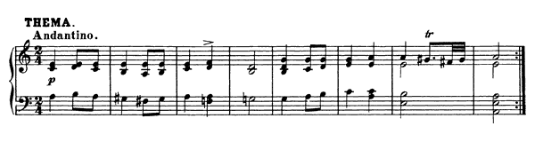 13 Variations on a Theme by Hüttenbrenner  D. 576  in A Minor 
by Schubert piano sheet music