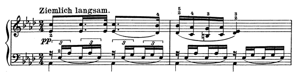 Frühlingsglaube - solo piano version Op. 20 No. 2  in A-flat Major 
by Schubert piano sheet music