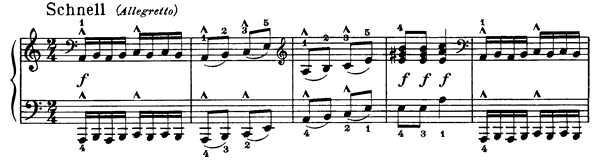 Saint Nicholas Op. 68 No. 12  in A Minor 
by Schumann piano sheet music