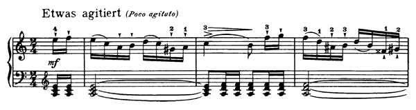 Echos of the Theatre Op. 68 No. 25  in A Minor 
by Schumann piano sheet music