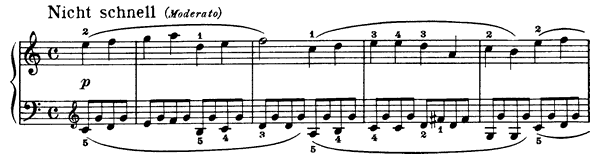 Short Piece Op. 68 No. 5  in C Major 
by Schumann piano sheet music