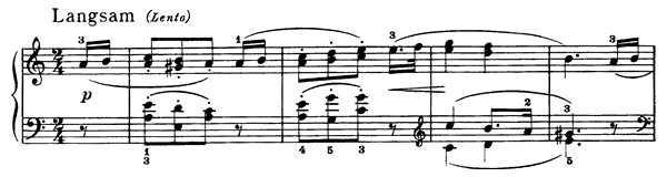 The Poor Orphan Op. 68 No. 6  in A Minor 
by Schumann piano sheet music