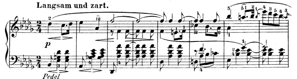 Warum? Op. 12 No. 3  in D-flat Major 
by Schumann piano sheet music