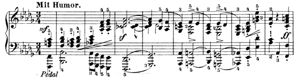 Grillen Op. 12 No. 4  in D-flat Major 
by Schumann piano sheet music