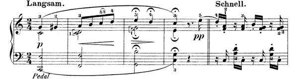 Fabel Op. 12 No. 6  in C Major 
by Schumann piano sheet music