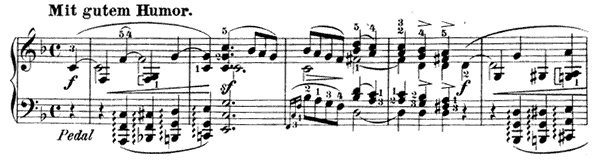 Ende vom Lied Op. 12 No. 8  in F Major 
by Schumann piano sheet music