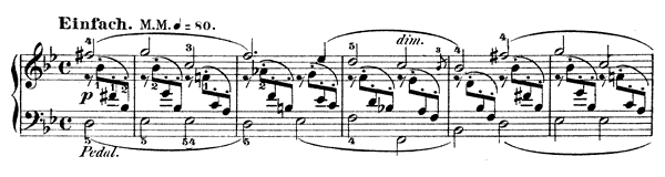 Humoresque Op. 20  in B-flat Major 
by Schumann piano sheet music