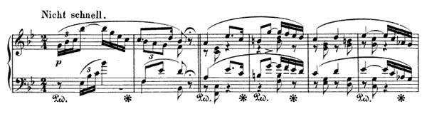 Romance Op. 124 No. 11  in B-flat Major 
by Schumann piano sheet music