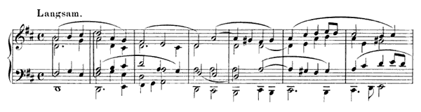 Canon Op. 124 No. 20  in D Major 
by Schumann piano sheet music