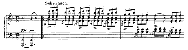 Vision Op. 124 No. 14  in F Major 
by Schumann piano sheet music