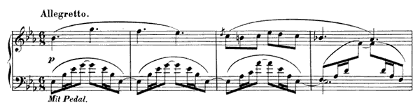 Schlummerlied Op. 124 No. 16  in E-flat Major 
by Schumann piano sheet music