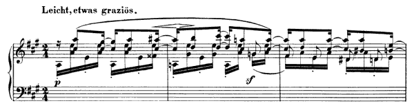 Phantasiestück Op. 124 No. 19  in A Major 
by Schumann piano sheet music