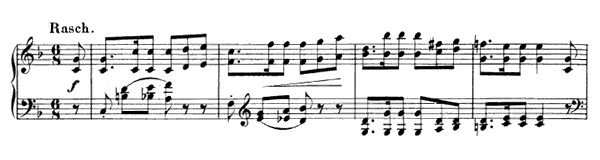 Scherzino Op. 124 No. 3  in F Major 
by Schumann piano sheet music