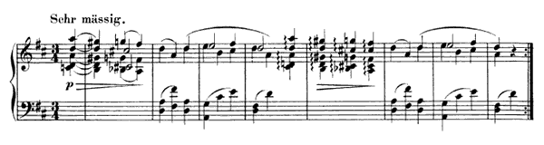 Ländler Op. 124 No. 7  in D Major 
by Schumann piano sheet music