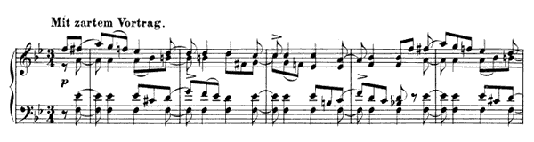 Impromptu Op. 124 No. 9  in B-flat Major 
by Schumann piano sheet music