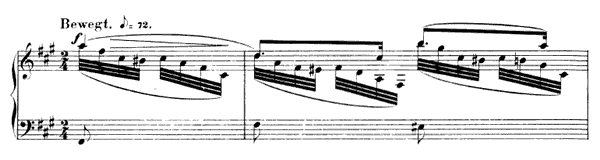 Morning Song Op. 133 No. 4  in F-sharp Minor 
by Schumann piano sheet music