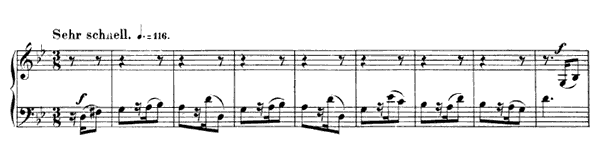 Gigue Op. 32 No. 2  in G Minor 
by Schumann piano sheet music