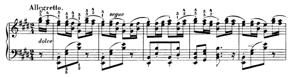 Caprice Op. 3 No. 2  in E Major 
by Schumann piano sheet music