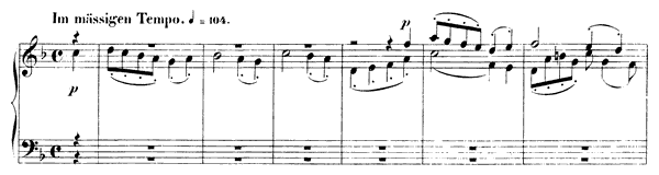 Fugue: Im mässigen tempo Op. 72 No. 4  in F Major 
by Schumann piano sheet music