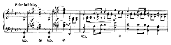 March: Sehr kräftig Op. 76 No. 2  in G Minor 
by Schumann piano sheet music