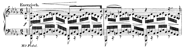 Prelude Op. 99 No. 10  in B-flat Minor 
by Schumann piano sheet music