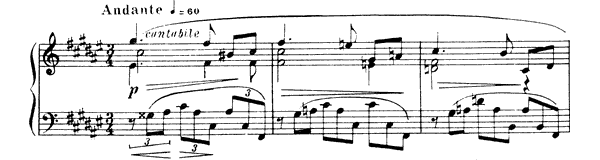 Etude Op. 42 No. 4  in F-sharp Major 
by Scriabin piano sheet music