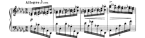 Etude Op. 8 No. 10  in D-flat Major 
by Scriabin piano sheet music