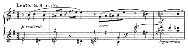 Mazurka Op. 25 No. 3  in E Minor 
by Scriabin piano sheet music