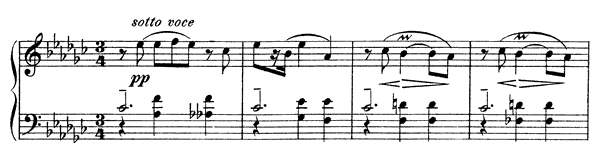 Mazurka Op. 3 No. 10  in E-flat Minor 
by Scriabin piano sheet music