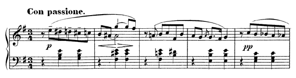 Mazurka Op. 3 No. 7  in E Minor 
by Scriabin piano sheet music