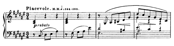 Mazurka Op. 40 No. 2  in F-sharp Major 
by Scriabin piano sheet music