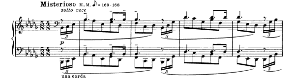 Prelude Op. 11 No. 16  in B-flat Minor 
by Scriabin piano sheet music