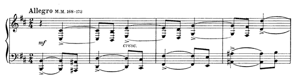 Prelude Op. 11 No. 6  in B Minor 
by Scriabin piano sheet music