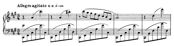 Prelude Op. 11 No. 8  in F-sharp Minor 
by Scriabin piano sheet music