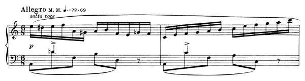 Prelude Op. 13 No. 2  in A Minor 
by Scriabin piano sheet music