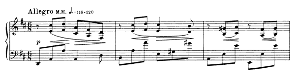 Prelude Op. 13 No. 5  in D Major 
by Scriabin piano sheet music