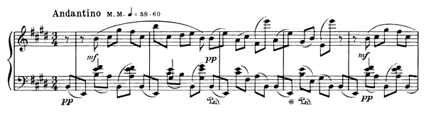 Prelude Op. 15 No. 4  in E Major 
by Scriabin piano sheet music