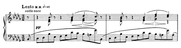 Prelude Op. 17 No. 4  in B-flat Minor 
by Scriabin piano sheet music