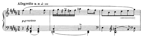 Prelude Op. 22 No. 3  in B Major 
by Scriabin piano sheet music