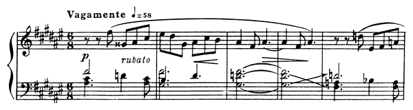 Prelude Op. 33 No. 2  in F-sharp Major 
by Scriabin piano sheet music