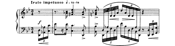 Prelude Op. 37 No. 4  in G Minor 
by Scriabin piano sheet music