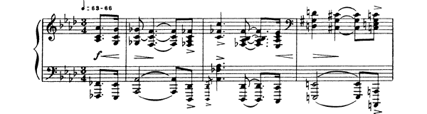 Prelude Op. 39 No. 4  in A-flat Major 
by Scriabin piano sheet music