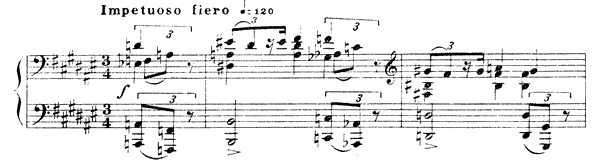 Prelude Op. 48 No. 1  in F-sharp Major 
by Scriabin piano sheet music