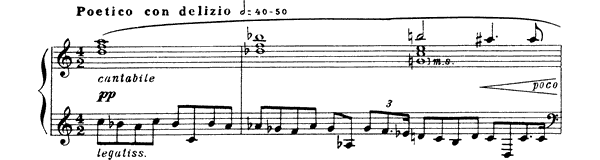 Prelude Op. 48 No. 2  in C Major 
by Scriabin piano sheet music