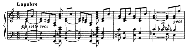 Prelude Op. 51 No. 2  in A Minor 
by Scriabin piano sheet music