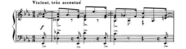 Prelude Op. 56 No. 1  in E-flat Major 
by Scriabin piano sheet music